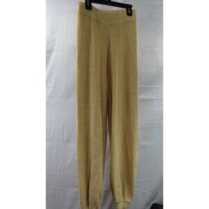 FP Beach Women's Tan Knit Flat Front High-Rise Pull-On Jogger Pants XS
